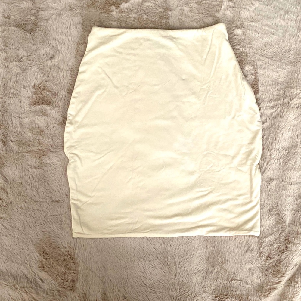 Oh Polly Mini Cream Skirt